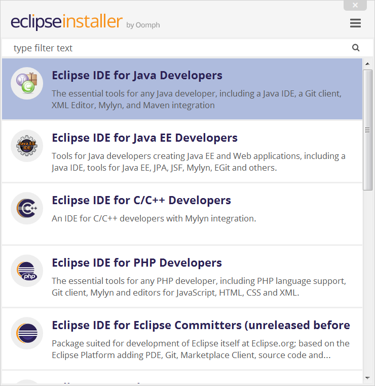 download eclipse java for mac